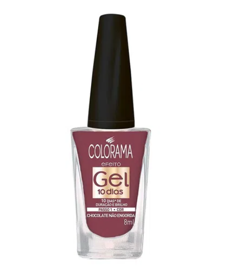 Esmalte Colorama Gel Chocolate Não Engorda